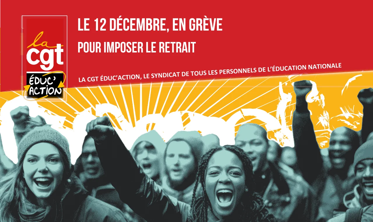 Motion du congrès de la CGT Educ’action 95. Contre la casse de la voie professionnelle : toutes et tous en grève le 12 décembre !