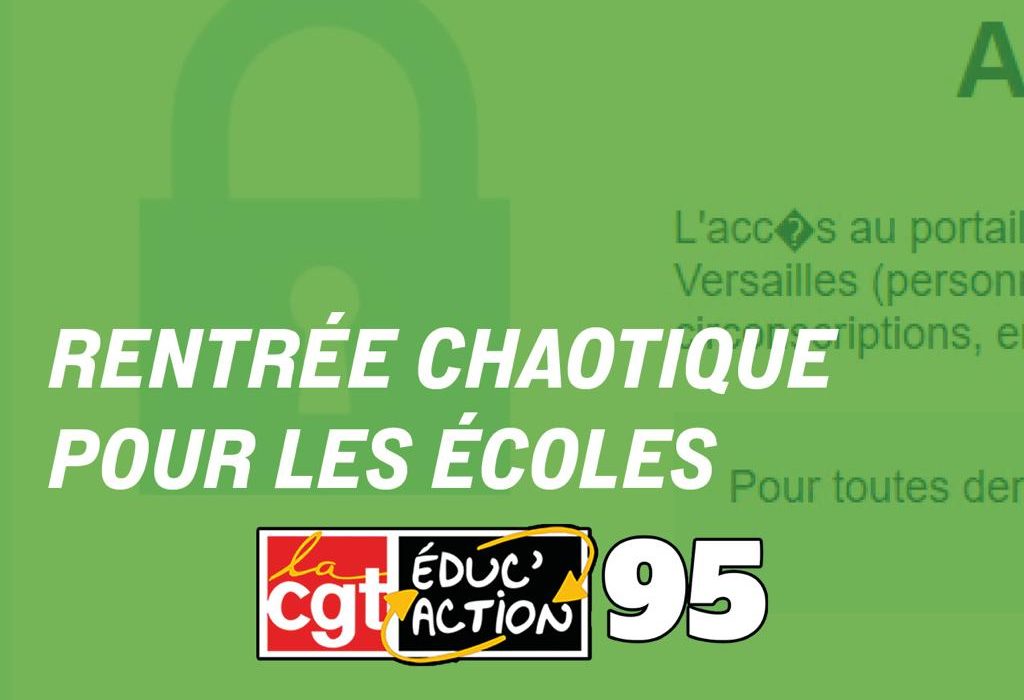 ONDE : Rentrée chaotique pour les écoles